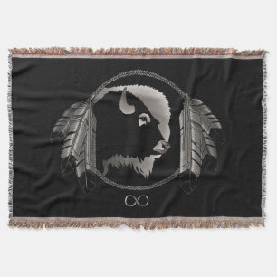 Metis First Nation Blanket Spirit Animals Thun Deken