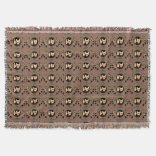 Metis First Nationand Blanket Rebellion Flag Throw Deken