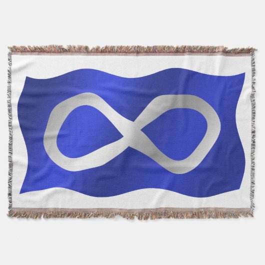 Metis Flag Blanket First Nations Thellemmers Deken (Voorkant)