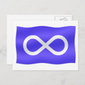 Metis Flag Briefkaarten Buffalo First Nations Kaar (Voorkant / Achterkant)