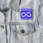 Metis Flag Button Native Art Metis Flag Button (In situ)