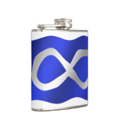 Metis Flag Flask op maat gesneden Metis Drink Kolv Heupfles (Rechts)