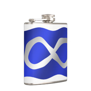 Metis Flag Flask op maat gesneden Metis Drink Kolv Heupfles