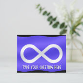 Metis Flag Invitalized Metis Art Kaart (Staand voorkant)