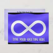 Metis Flag Invitalized Metis Art Kaart (Voorkant / Achterkant)