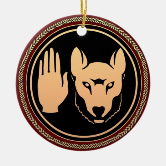 Metis Flag Ornament Personalized Tribal Decoration (Voorkant)