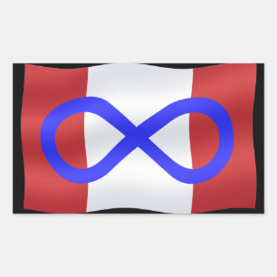 Metis Flag Stickers Canadian Metis Sticker