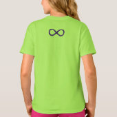 Metis Flag T-shirt voor meisjes First Nation T-shi (Achterkant)