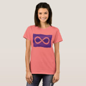 Metis Flag Vrouwen T-shirt Biologisch Metis T-shir (Voorkant volledig)