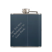 Metis Flask Custom Spirit Buffalo Metis Art Fles Heupfles (Achterkant)