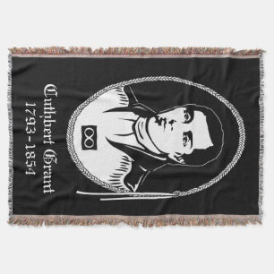 Metis Hero Blanket Cuthbert Grant Throw Blankets Deken