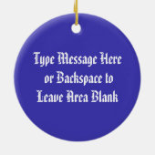 Metis Hero Ornament Gepersonaliseerde Metis Decora (Achterkant)