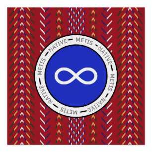 Métis inheemse kunst perfect poster