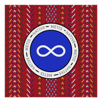 Métis inheemse kunst perfect poster
