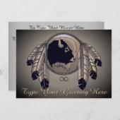 Metis Invitalized Native Art Kaarten (Voorkant / Achterkant)