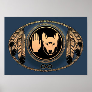Metis-kunstposter Metis-opstand Wolfprintposter Poster