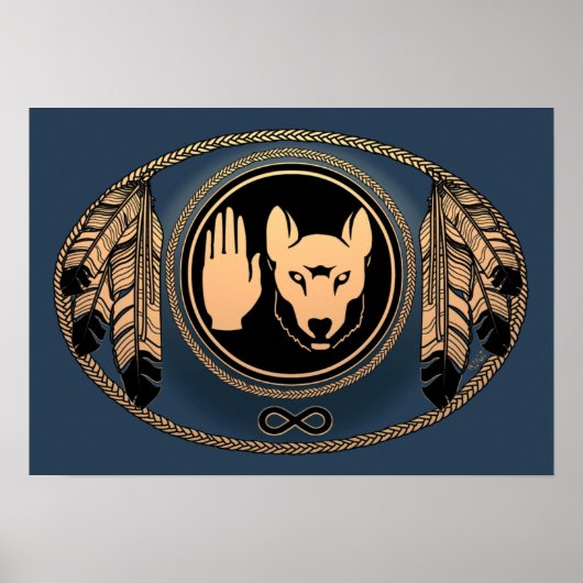 Metis-kunstposter Metis-opstand Wolfprintposter Poster (Voorkant)