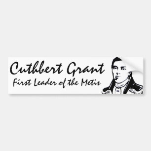 Metis Nation Bumpersticker Cuthbert Grant Sticker