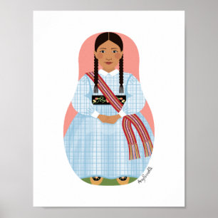 Métis Nation of Canada Matryoshka Poster