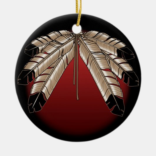 Metis Ornament Personalized First Nations Keepomwi (Voorkant)