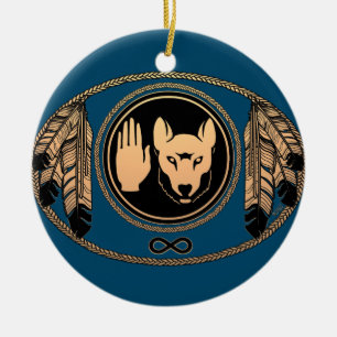 Metis Pride Art Ornament First Nations Keepsakes