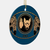 Metis Pride Art Ornament First Nations Keepsakes (Rechts)