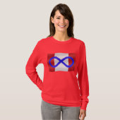 Metis Pride First Nations Metis Women's T-shirts (Voorkant volledig)