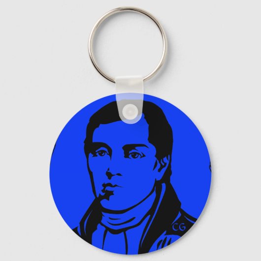 Metis Pride Sleutelhanger Metis Leader Cuthbert Gr (Voorkant)