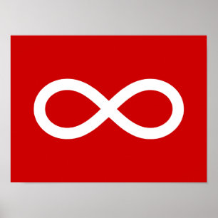Metis vlag, Métis vlag Poster