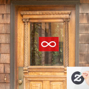 Metis vlag, Métis vlag Raamsticker