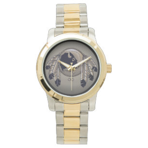 Metis Watch First Nations Buffalo Art Watch Horloge