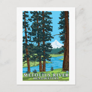 Metolius River Headwaters, Oregon Briefkaart