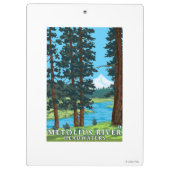 Metolius River Headwaters, Oregon Klembord (Achterkant)