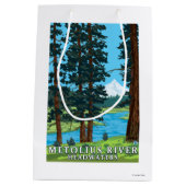 Metolius River Headwaters, Oregon Medium Cadeauzakje (Achterkant)