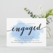 Métrage bleu | Invitation de la partie d'engagemen (Debout devant)