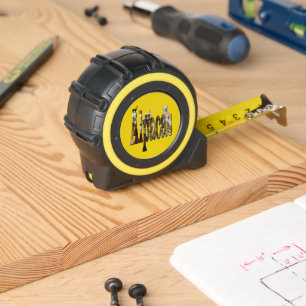 Mètre Ruban Alpaga Jaune Design, Mesure Sur Bande