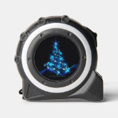 Mètre Ruban arbre de Noël stylisé SlipperyJoe bleu brillant s (Recto)