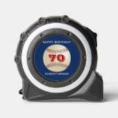 Mètre Ruban Baseball Joyeux Anniversaire N'Importe Quel Âge, N (Recto)