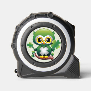 Mètre Ruban Bébé Hibou Mignon St Patrick Dessin Animé