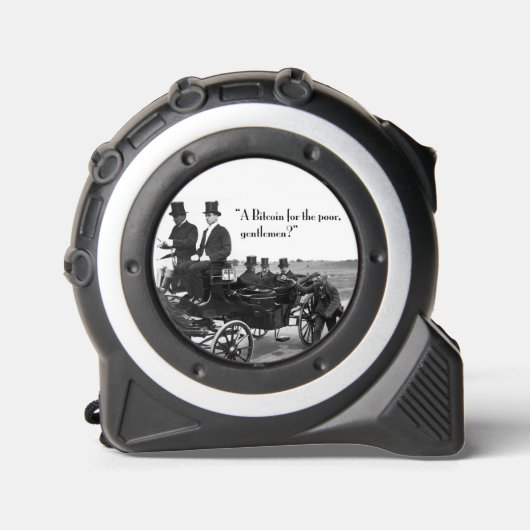 Mètre Ruban Bitcoin mendiant (Recto)