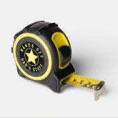 Mètre Ruban Black and Yellow Star Funny Papa Cadeaux mains off (Angle)
