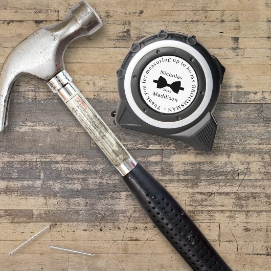 Mètre Ruban Cadeau pour garçons d'honneur Mesure