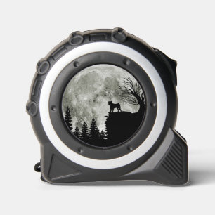 Mètre Ruban Carlin Sur Montagne Lune Éffrayante Halloween