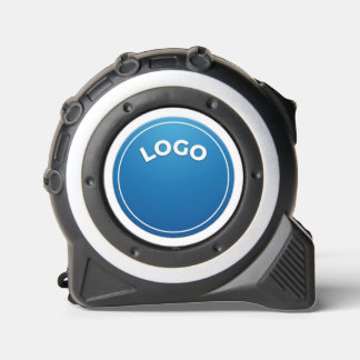 Mètre Ruban Cercle bleu, Logo rond, Badge circulaire, Concepti