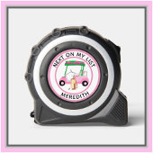 Mètre Ruban Charming Pink Golf Nom du thème