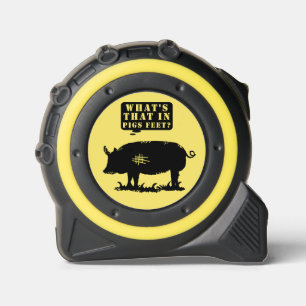 Mètre Ruban Cochon Qu'est-ce que c'est que dans les pieds de c