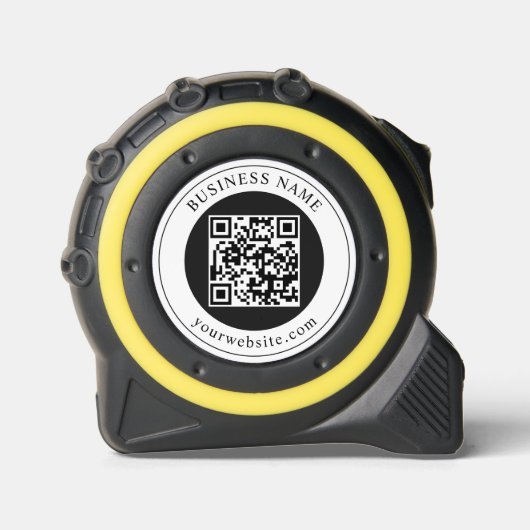 Mètre Ruban Code QR avec nom d'entreprise modifiable (Recto)
