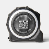 Mètre Ruban Code QR professionnel personnalisé Silver (Recto)