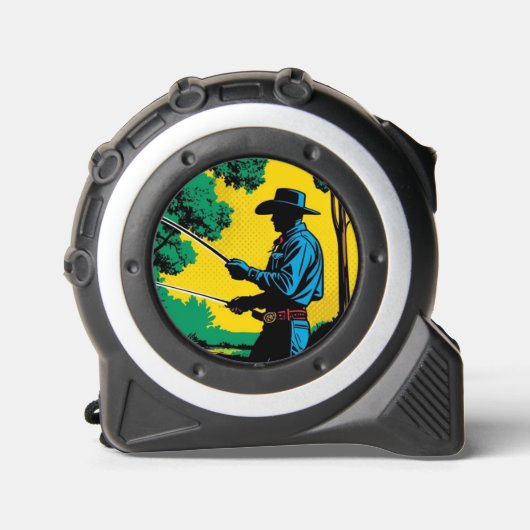 Mètre Ruban Cowboy Fisherman on Riverbank (Recto)