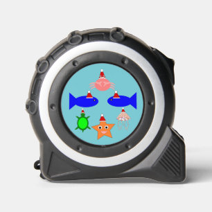 Mètre Ruban Créatures de la mer de Noël